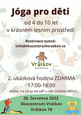 Jóga pro děti - ukázková hodina