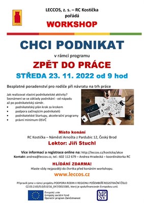 Workshop: Chci podnikat