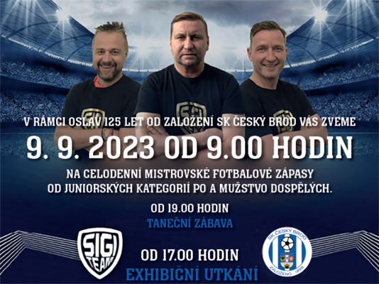 Oslava 125 let od založení SK Český Brod