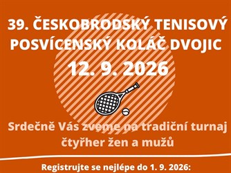Českobrodský tenisový posvícenský koláč dvojic