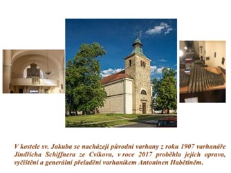 Varhanní koncert v kostele sv. Jakuba v Kounicích