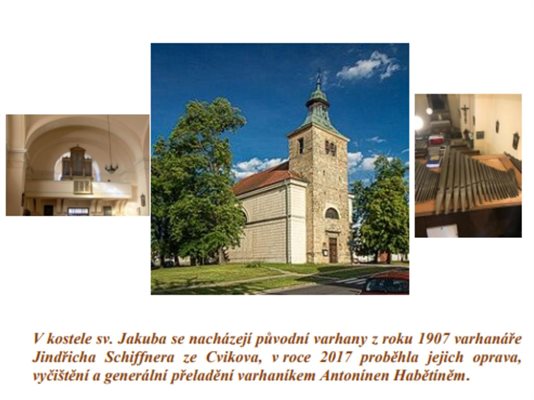 Varhanní koncert v kostele sv. Jakuba v Kounicích
