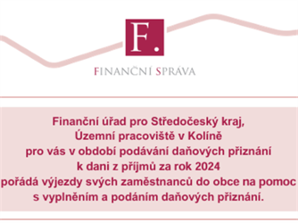 Výjezdy finančního úřadu