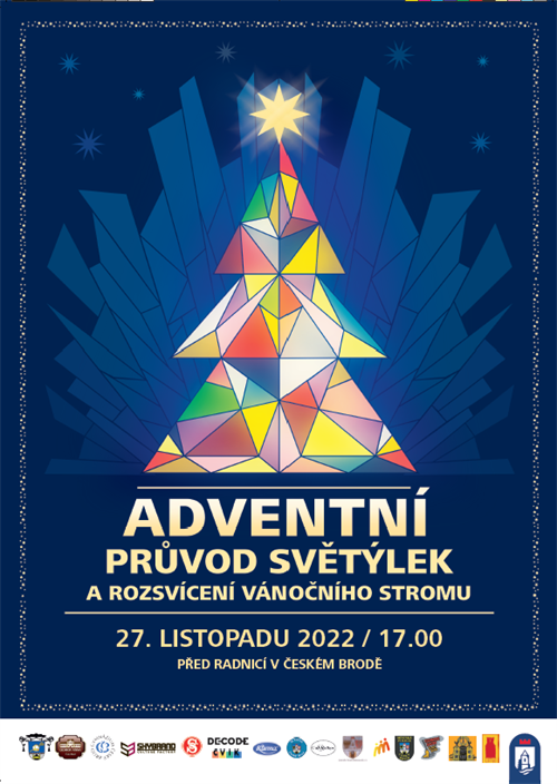 Adventní průvod světýlek