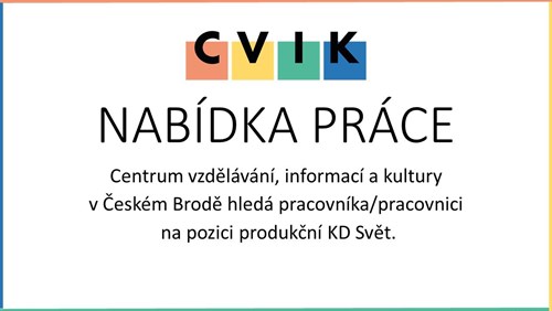 NABÍDKA PRÁCE - produkční KD Svět