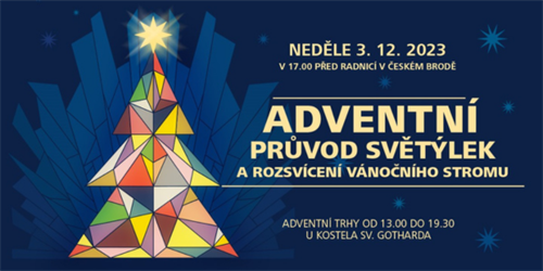 Adventní průvod světýlek