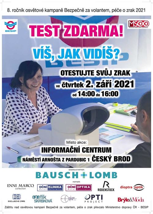Testovaní zraku ZDARMA v IC