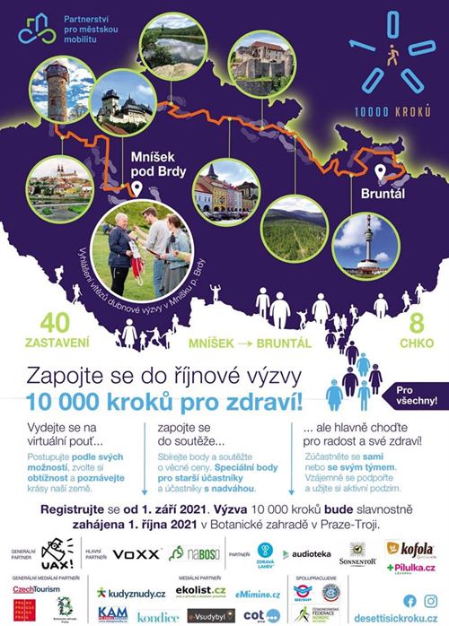 Zapojte se do podzimní výzvy 10 000 kroků!