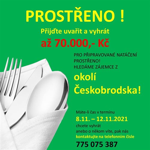 Výzva pro milovníky vaření a zájemce o účast v soutěži :-)